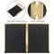 Americanflat Hinged Picture Frame with Wide, Beveled Molding and Shatter-Resistant Glass - Modern Metal Picture Frame Displays Two Photos - Elegant Photo Frames for Tabletop Display